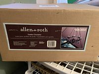 Retail box showing Allen + Roth branding and model information
