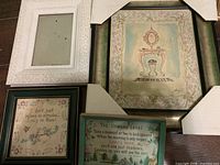 Group shot showing all four frames together