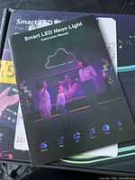 Instruction manual on top of product box