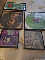 All five framed items overview