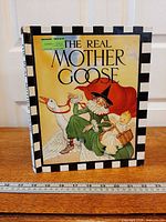 Front cover showing title, illustration, ruler for scale