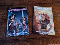 Front covers of both graphic novels