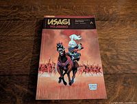 Front cover of Usagi Yojimbo Book 1 showing title, author, and artwork
