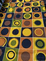 Full drapery panel showing entire geometric pattern