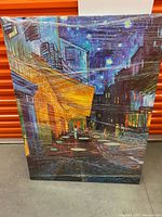 Front view of wrapped canvas print showing full artwork