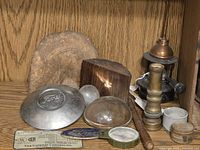 Group shot of all items on shelf