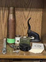 Group shot of all items on shelf