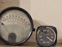 Both gauges side by side on shelf