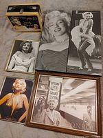 Group shot of all prints and lunch pail