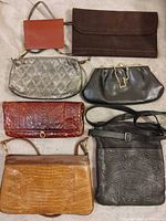 All seven items laid out together