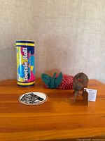 All four items grouped on surface