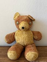 Front view of two-tone Gund Cubbi teddy bear