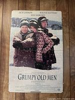 Front view of the entire poster showing image, text and condition