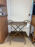 Cart unfolded showing overall appearance front view