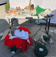 Overall lot on table and in box