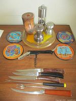 All items laid out on table