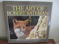 Front cover showing title, fox painting, dust jacket