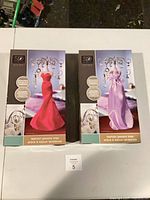 Two boxed SP Home fashion jewelry trees front view