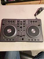 Top view of Numark Mixtrack controller showing full layout