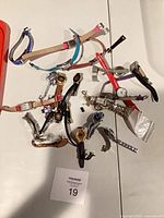 Overview of all fourteen assorted watches