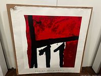 Full view Robert Motherwell plywood-mounted print