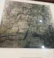 Full view of L’Idylle print with figures and publisher line