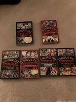 Front covers of all six Cirque Du Freak manga volumes laid out