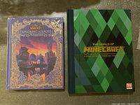 Front covers of World of Warcraft Exploring Azeroth and World of Minecraft books