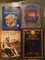 Front covers of all four new books