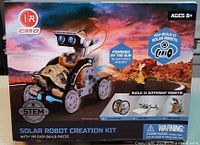 Front of sealed IR Ciro Solar Robot Creation Kit box