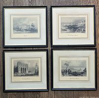 all four framed Bartlett prints displayed together