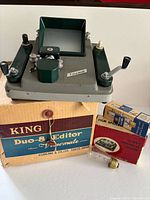 Editor, original box, splicer box, loose bulb