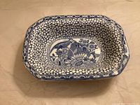 Top view showing pattern and shape