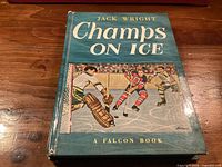 Front cover of Champs On Ice hardcover book