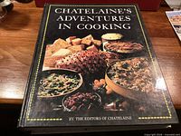 Front cover of Chatelaine's Adventures in Cooking hardcover cookbook