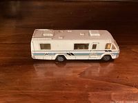 Left side view of diecast Winnebago motorhome