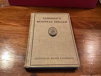 Front cover of Eldridge's Business Speller hardcover book