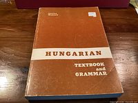 Front cover of Hungarian Textbook and Grammar paperback