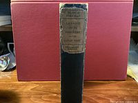 Spine showing title label and cloth wear