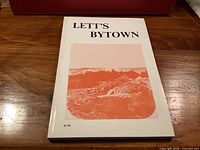 Front cover of Lett’s Bytown booklet showing title, cover art and price