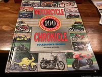 Front cover of Motorcycle Chronicle book