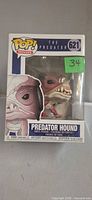 Front view of boxed Predator Hound Pop #621