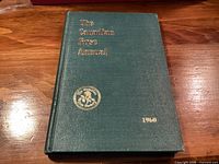 Front cover of The Canadian Rose Annual 1960 hardcover