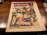 Front cover showing title, date, price and illustration