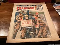 Front cover showing title, date and illustration