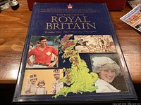 Front cover of "The Heritage of Royal Britain" hardcover book