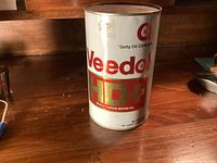 Front view of Veedol HD+ motor oil can showing main graphics