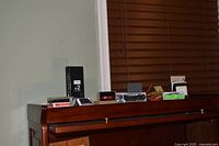 Overall view of all items on surface