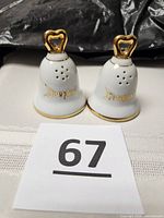 Front view showing gold Disneyland script and heart handles