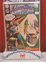 Front cover of Adventure Comics #376 in bag and board